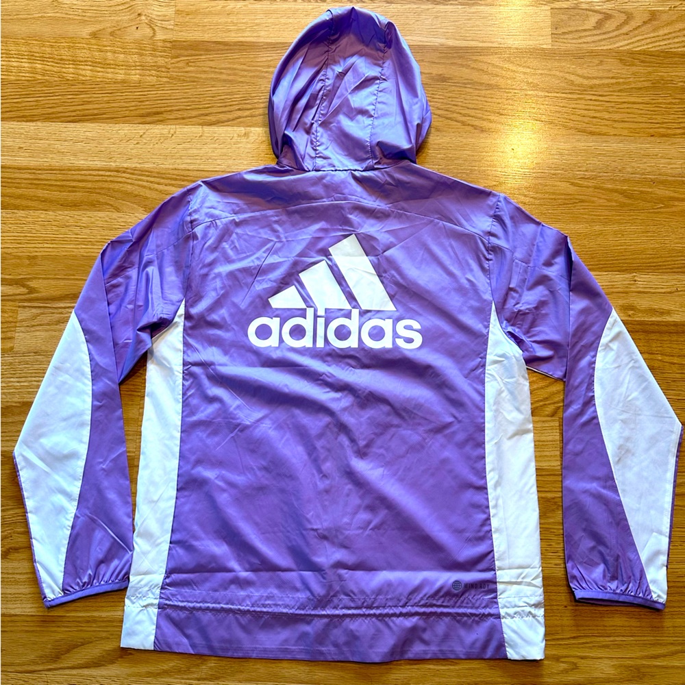 Adidas areoready full zip windbreaker